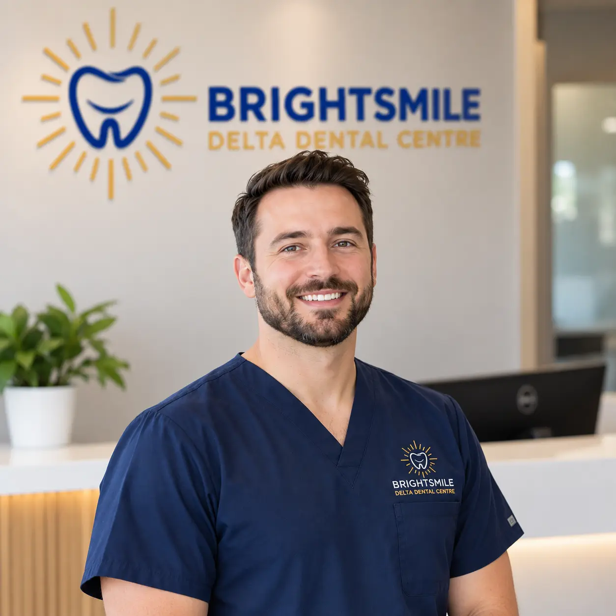 Mitch, Reception Manager at Brightsmile Delta Dental Centre